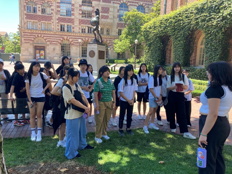 南加大參訪分組導覽