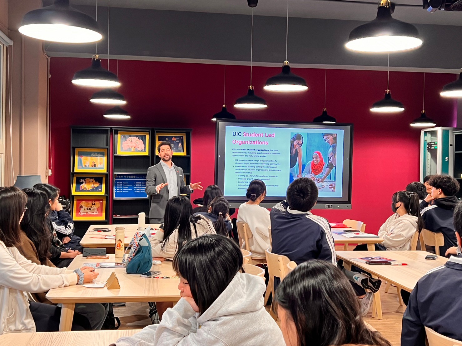 學校對於國際學生的協助說明